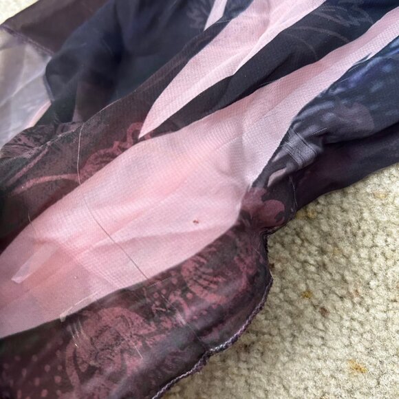 Women's Y2K Fairy Grunge Floral Beaded Top Whimsical Flowy Relaxed Size 2X - Picture 5 of 8